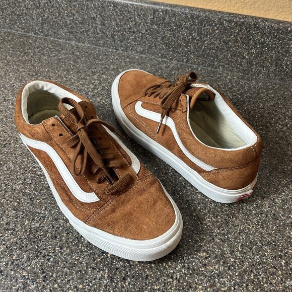 Vans Other - Vans Scotchguard Classic Mens 8.5 Rust Suede Skate Sneaker Shoes Lace Up Low Top